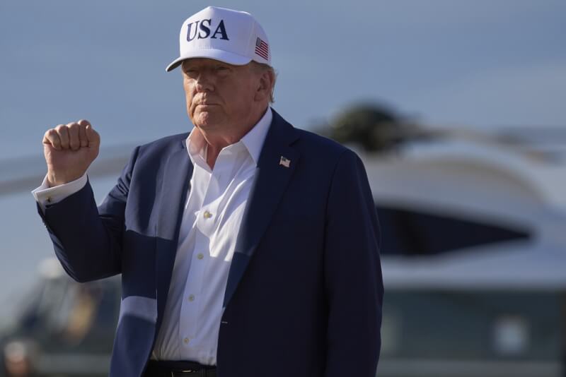 美國總統川普。（美聯社）