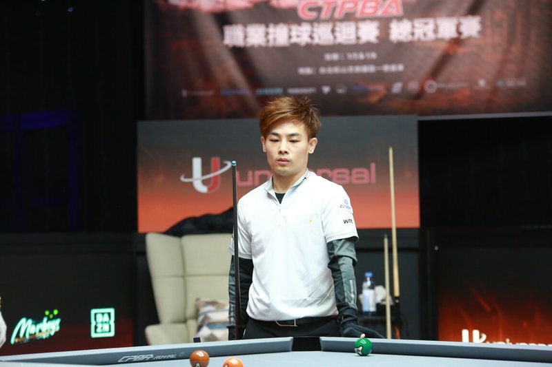 第4屆台北職業撞球公開賽8日起在台北松山文創園區開打，多年未參戰的彰化「炸粿王子」許凱綸（圖）也復出參賽。（中華民國撞球總會提供）中央社記者黎建忠傳真　115年1月8日