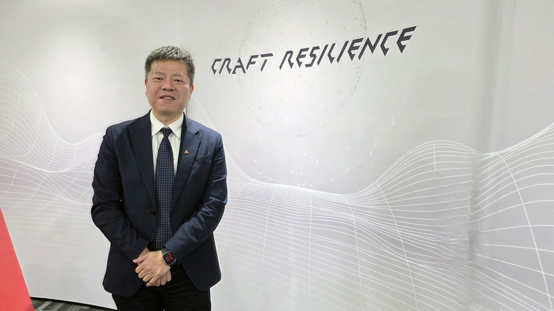 奧義賽博將於2月上旬在創新版掛牌上市，董事長吳明蔚9日表示，奧義有三箭拚成長。（奧義賽博提供）中央社記者何秀玲傳真　115年1月9日