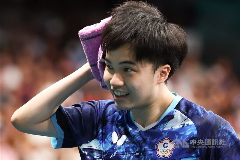 林昀儒輕取對手闖進4強。（中央社檔案照片）