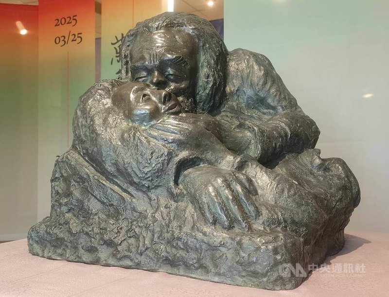 已故藝術家趙二呆線上藝廊12日開幕，首展29件未曾公開亮相的藝術品，觀眾可選語音導覽或自行逛展。中央社  115年1月12日