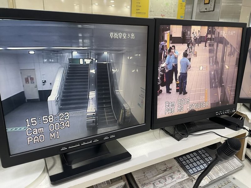 對於議員質疑高雄捷運車站監視器畫素太差，高捷公司表示，科技發展日新，公司針對系統設備均有相關重置計畫，監視器即已納入數位化重置排程內，將逐年逐站更新。（高雄捷運公司提供）中央社記者蔡孟妤傳真　115年1月12日