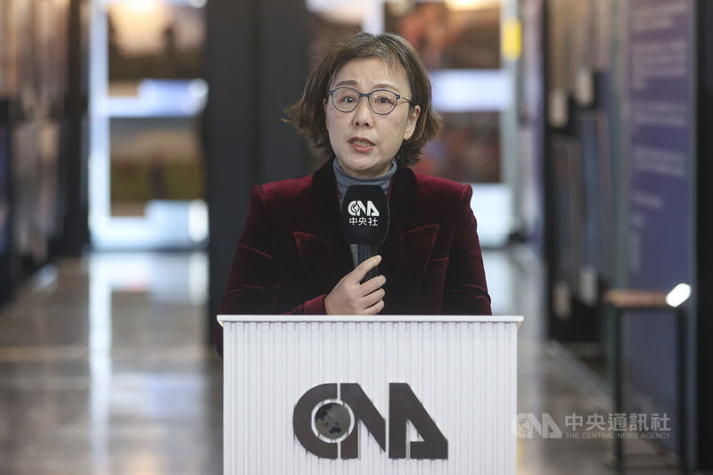 文化部政務次長王時思（圖）12日上午出席中央通訊社與無國界記者組織（RSF）舉辦「明日世界 Shooting the World of Tomorrow」新聞攝影展，並致詞。中央社記者鄭清元攝　115年1月12日