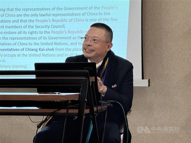 圖為駐印度副代表謝柏輝。（中央社檔案照片）