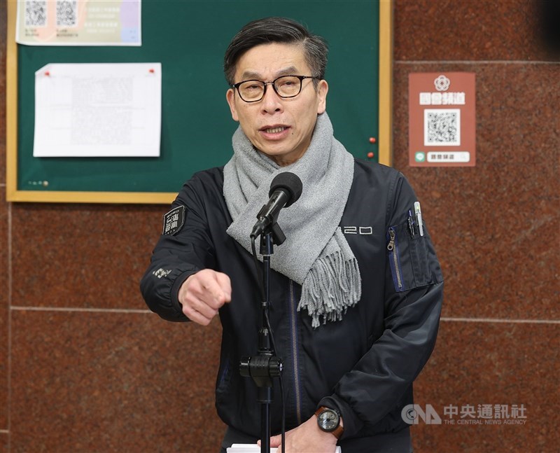 圖為民進黨立法院黨團幹事長鍾佳濱。（中央社檔案照片）