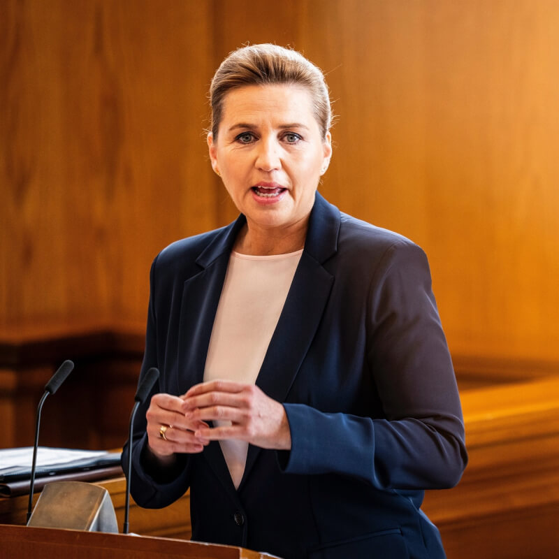 丹麥總理佛瑞德里克森。（圖取自facebook.com/mettefrederiksen.dk）