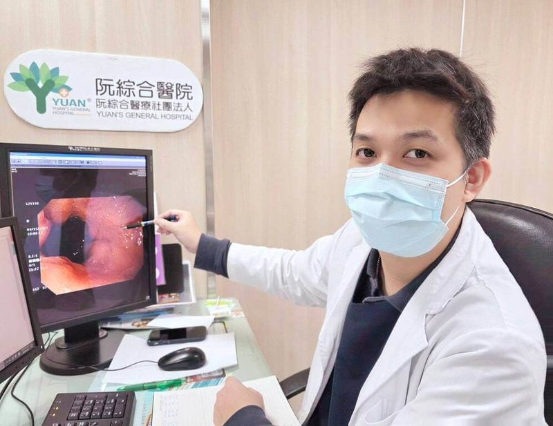 阮綜合醫院醫師丁楷庭說，低溫除了誘發心腦血管問題，普遍發生腸胃狀況，腹部保暖很重要。（阮綜合醫院提供）中央社記者蔡孟妤傳真　115年1月12日