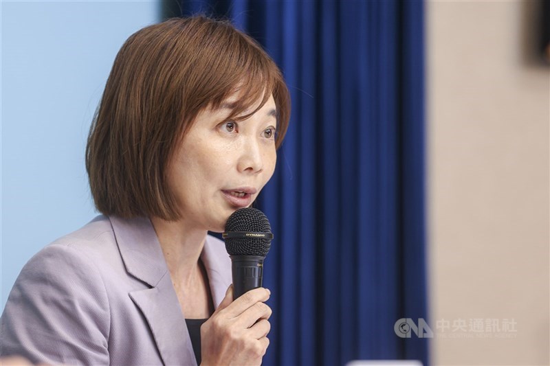 圖為總統府發言人郭雅慧。（中央社檔案照片）