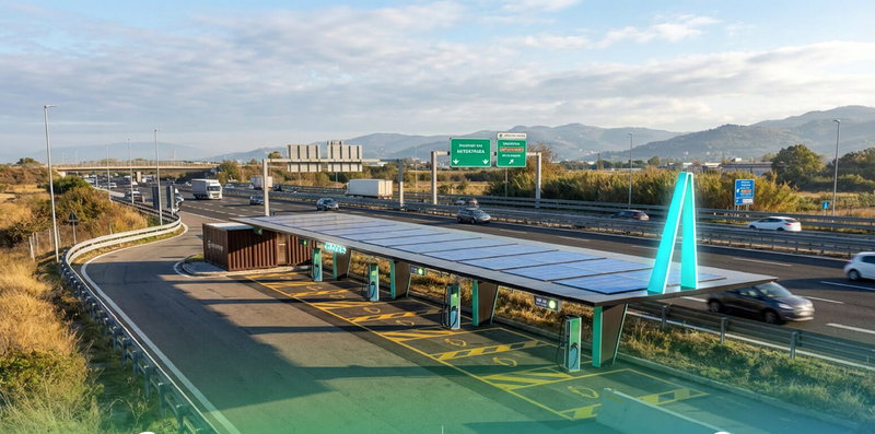 台泥子公司Atlante宣布取得義大利重要高速公路服務區充電站建置資格，進駐義大利交通重要據點。（台泥提供）中央社記者何秀玲傳真　115年1月13日