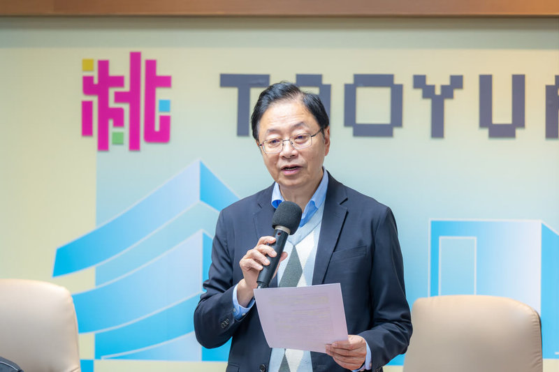 桃園市免費肺癌篩檢政策上路近3年，桃園市長張善政14日上午主持市政會議時宣布放寬篩檢對象，今年設定的肺癌篩檢目標是2萬8000人。（桃園市政府提供）中央社記者葉臻傳真 115年1月14日