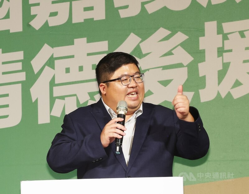 民進黨立委蔡易餘。（中央社檔案照片）