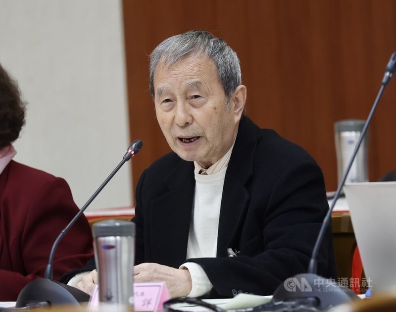立法院14日舉行全院委員會「對總統提出彈劾案」公聽會，台灣民眾黨黨團推薦學者專家林騰鷂發言。中央社記者張皓安攝 115年1月14日