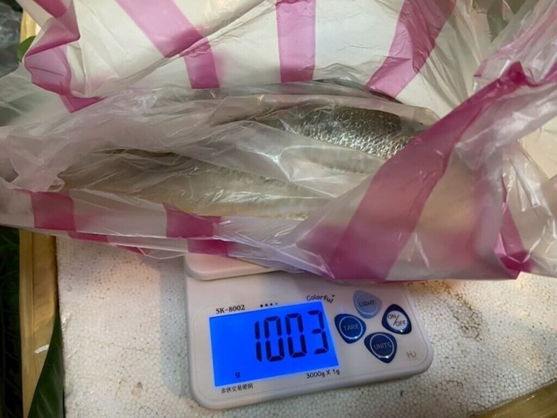 台北市衛生局發布114年11月執行生鮮水產品第3波抽驗結果，共隨機抽驗市售產品32件，其中2件黃魚分別檢出還原型結晶紫，違反此項不得檢出的規定。（台北市衛生局提供）中央社記者楊淑閔傳真　115年1月15日