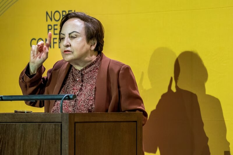 伊朗諾貝爾和平獎得主艾巴迪。（路透社）