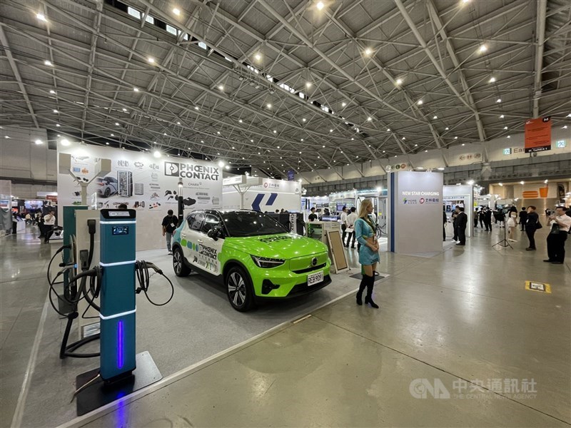 圖為台北汽機車零配件展。（中央社檔案照片）