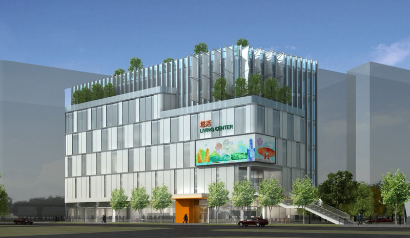 位於高雄榮總周邊的統一超商「灣市38 BOT案」16日開工動土，統一超商投入新台幣9億元，將興建地下2層、地上6層的綜合型建築「悠活生活館」。（高雄市經發局提供）中央社記者林巧璉傳真　115年1月16日