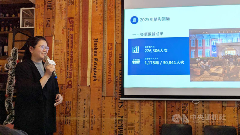 台北當代藝術館代理館長詹話宇（圖）16日預告台北當代館2026年度大展亮點，並公布2025年總參觀人次。中央社記者王寶兒攝　115年1月16日