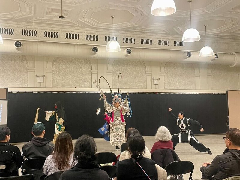 當代傳奇劇場在國際表演藝術協會年會期間，示範演出「伐子都」與「凱撒迷宮」兩劇。（駐紐約台北文化中心提供）中央社記者廖漢原紐約傳真　115年1月17日