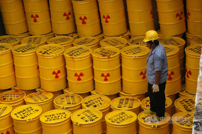 核廢料示意圖。（中央社檔案照片）