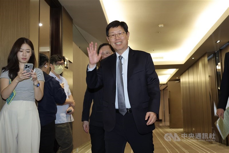 圖為鴻海董事長、電電公會理事長劉揚偉。（中央社檔案照片）