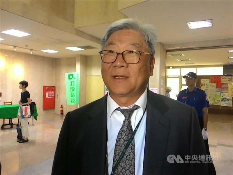 圖為力成董事長蔡篤恭。（中央社檔案照片）