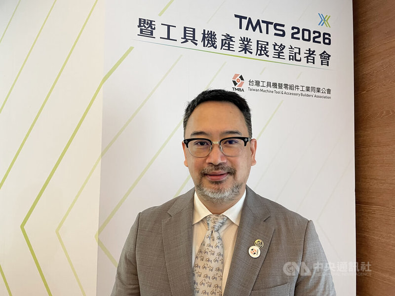 台美對等關稅降至15%，工具機廠百德機械總經理謝天昕（圖）20日表示「這是好消息」，百德在關稅稅率負擔可降低10個百分點。中央社記者鍾榮峰攝　115年1月20日