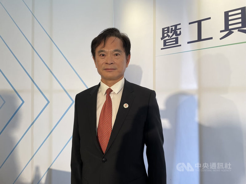 台灣工具機暨零組件公會副理事長、三鋒機器工業董事長林松益（圖）20日指出，台美對等關稅降至15%拍板，「消息振奮人心」，預期工具機產業可谷底反彈。 中央社記者鍾榮峰攝　115年1月20日