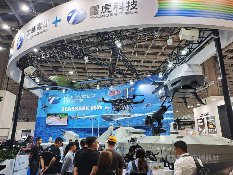 雷虎科技去年參展台北國際航太暨國防工業展。（中央社檔案照片）