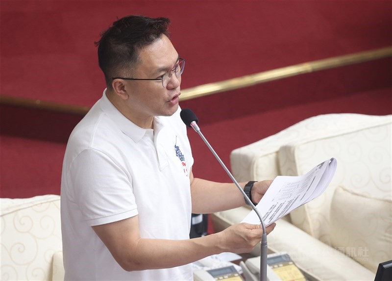 圖為台北市議員張斯綱。(中央社檔案照片)
