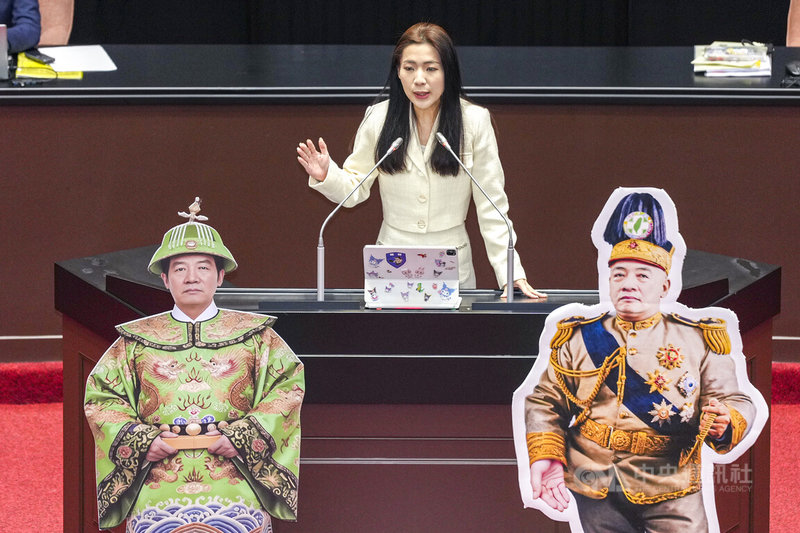 立法院全院委員會22日繼續審查總統賴清德彈劾案，國民黨立委徐巧芯（圖）發言說明彈劾理由。中央社記者鄭清元攝　115年1月22日