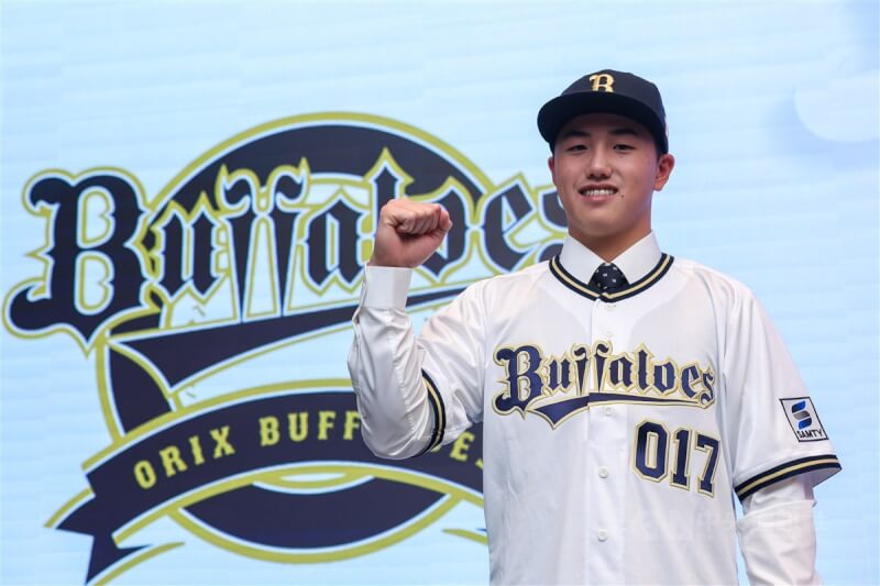 日職棒球歐力士猛牛隊選手陳睦衡。（中央社檔案照片）