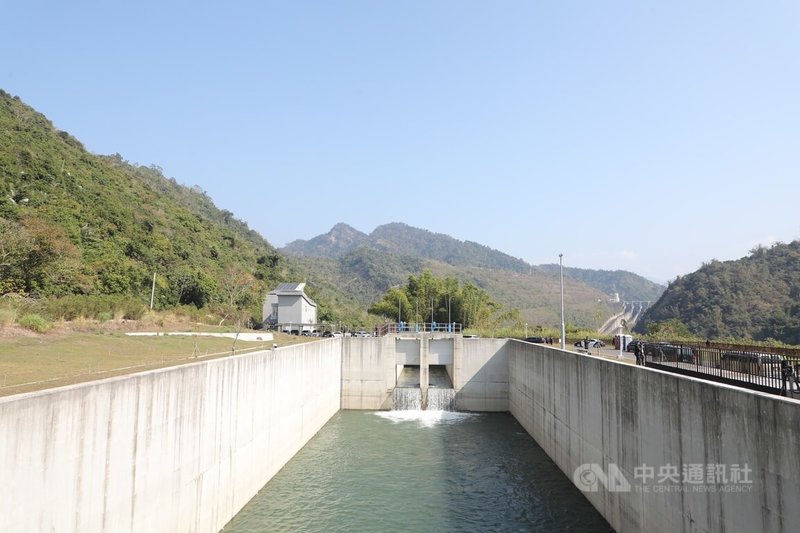 曾文南化聯通管全長約25公里,23日通水,每天輸水量可達80萬公噸。中央社記者張榮祥台南攝 115年1月23日