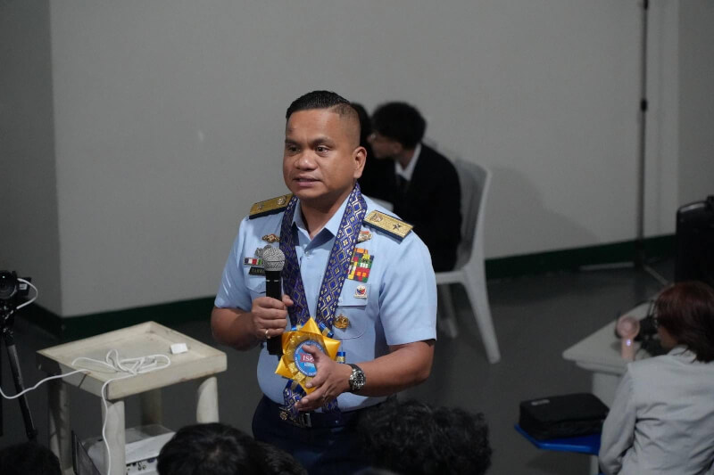 菲律賓海岸防衛隊發言人塔瑞耶拉。（圖取自facebook.com/WPSTransparencyOffice）