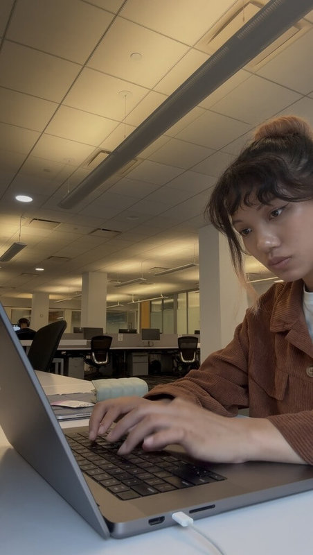 台灣專攻視覺設計的學生顏寧赴美發展，成品可見美國熱門影集「怪奇物語」最終章片尾。（顏寧提供）中央社記者鍾佑貞華盛頓傳真　115年1月23日