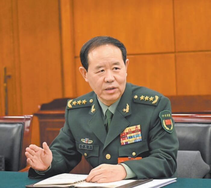 中央軍委委員兼聯合參謀部參謀長劉振立。（圖取自中國國防部網頁mod.gov.cn）