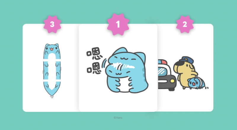 從通訊軟體LINE貼圖起家，「貓貓蟲咖波」靠著獵奇又可愛的風格走紅。（圖取自LINE網頁linecorp.com）