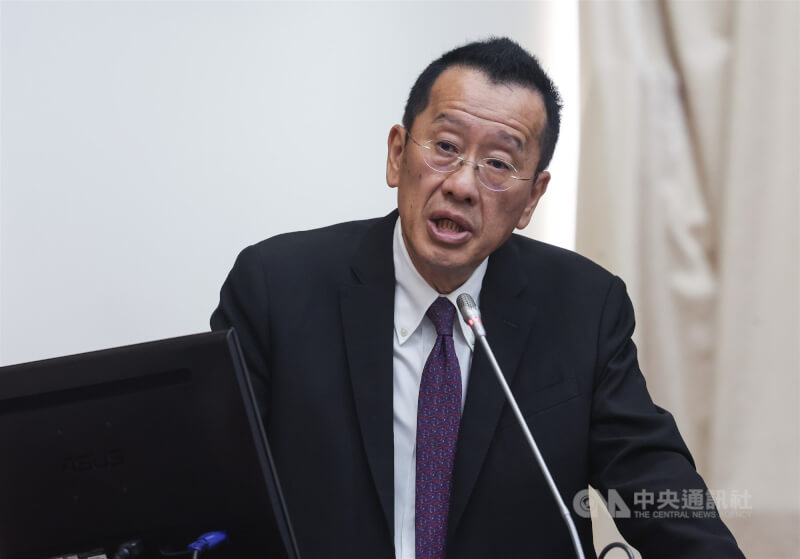 國防部長顧立雄。（中央社檔案照片）