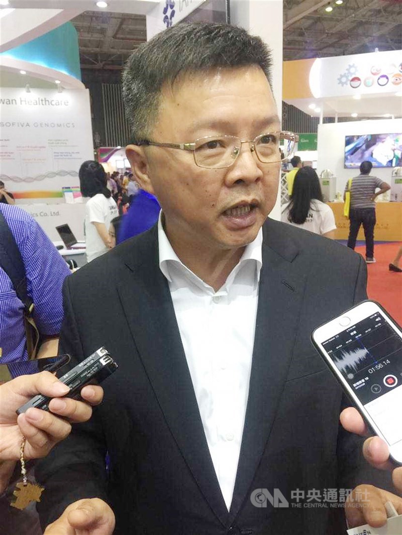 圖為台鹽綠能前董事長陳啓昱。（中央社檔案照片）