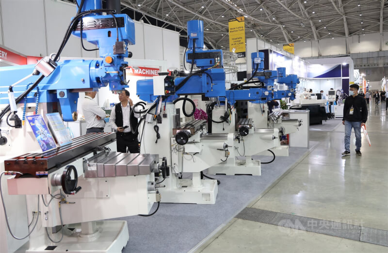 台北國際工具機展。（中央社檔案照片）