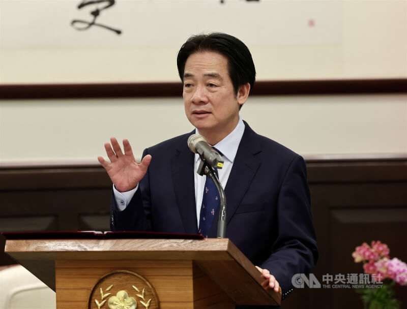 總統賴清德。（中央社檔案照片）