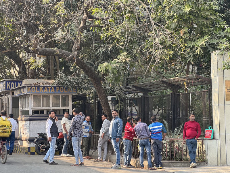 多國關注印度立百病毒（Nipah Virus）疫情，疫區西孟加拉（West Bengal）首府加爾各答（Kolkata）多數民眾無戴口罩等防疫作為。（民眾提供）中央社記者李晉緯新德里傳真　115年1月29日