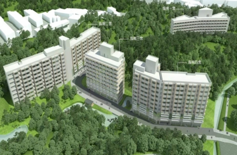 政治大學近日獲得2名校友捐贈3000萬美元（約新台幣9.39億元），指定用於指南校區的學生宿舍。這是政大近年獲得最大金額的單筆捐款，新宿舍目前已進入第3期工程，預計在118年完工。圖為新宿舍完工示意圖。（政大提供）中央社記者陳至中台北傳真　115年1月29日