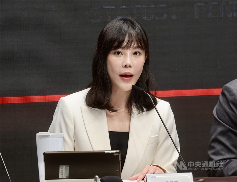 圖為行政院發言人李慧芝。（中央社檔案照片）