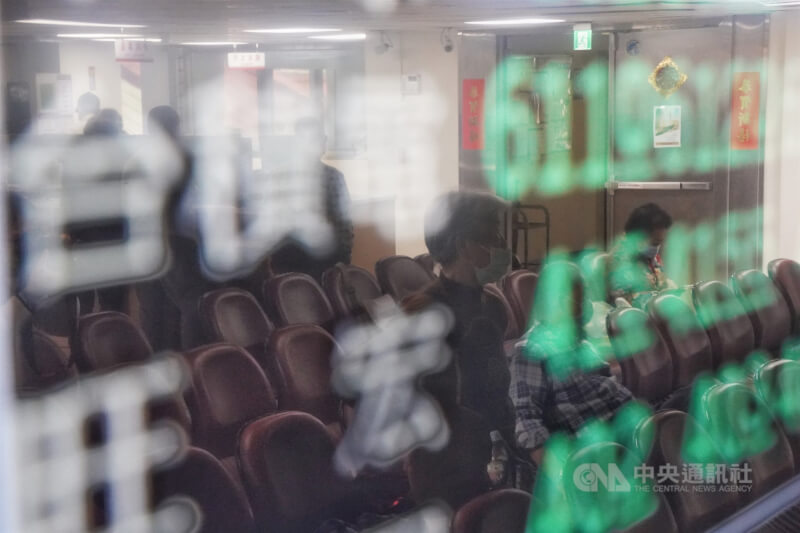 台股示意圖。（中央社檔案照片）