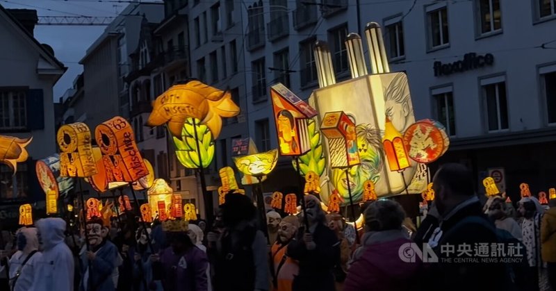 瑞士巴塞爾狂歡節為瑞士最大民俗慶典之一，2026年將於2月23日舉行，圖攝於2025年3月10日。中央社記者郭芳君巴塞爾攝　115年1月30日
