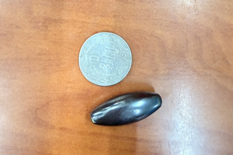 國民黨台南市議員林燕祝接獲民眾陳情,指稱6歲孩子在補習班遭另名11歲男童強迫吞下一顆約新台幣10元硬幣大的磁鐵。圖為同款磁鐵。(台南市教育局提供)中央社記者楊思瑞台南傳真 115年2月2日