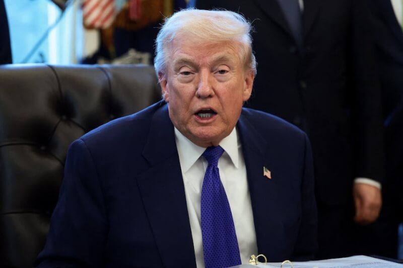 美國總統川普。（路透社）