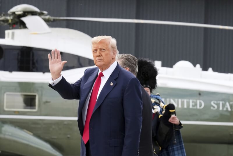 美國總統川普 。（美聯社）