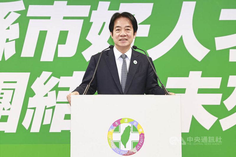 兼任民進黨主席的總統賴清德（圖）4日在中央黨部宣布提名屏東縣長周春米、澎湖縣長陳光復競選連任，賴清德表示，周春米與陳光復優異的縣政表現，絕對能夠持續帶領屏東、澎湖發展，為地方帶來更進步的未來。中央社記者鄭清元攝　115年2月4日