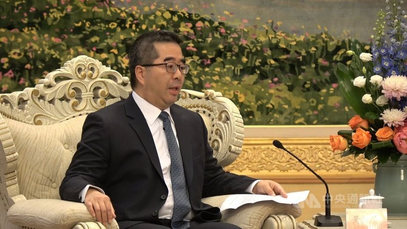 中國全國政協主席王滬寧4日會見率團到訪北京的國民黨副主席蕭旭岑一行。圖為蕭旭岑。中央社記者呂佳蓉北京攝 115年2月4日